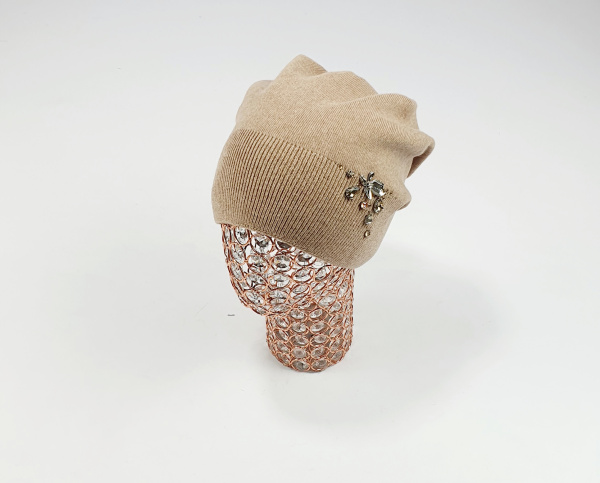 Шапка Эдеса флис арт.191122 Korkki жен. 56-58 (карамельный)